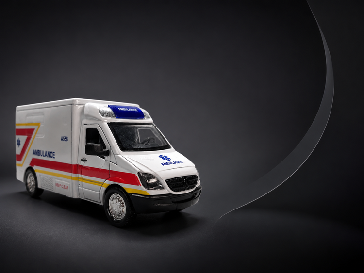 ماکت آمبولانس 1:43 | مدل ون امدادی Mercedes-Benz Sprinter
