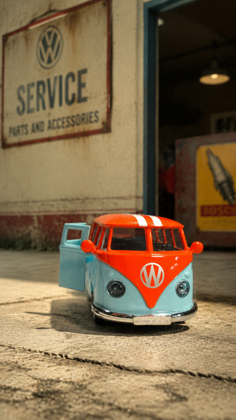 ماکت ماشین ون فولکس واگن مقیاس 1:43 (Volkswagen Van)